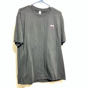 Cool Black Tee with Pink Graphic